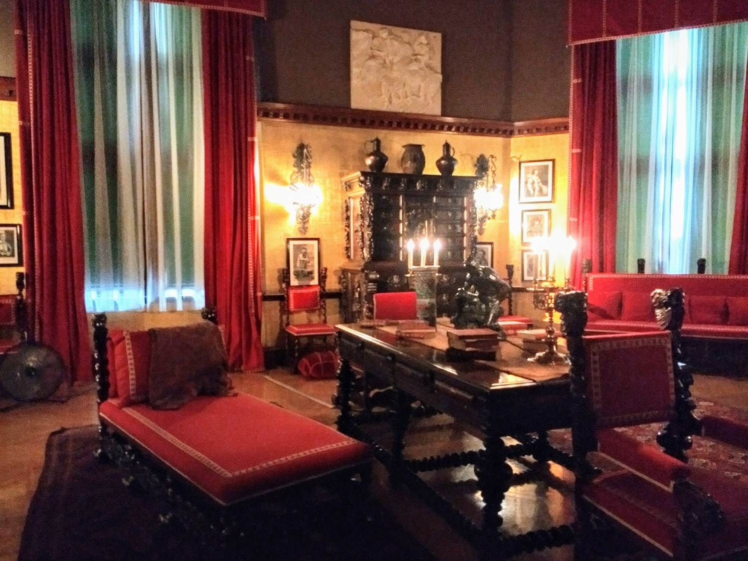 George Vanderbilt's bedroom-17th century Portuguese Baroque furniture